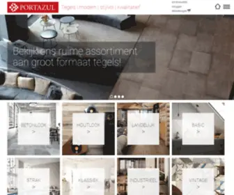 Portazul.nl(Vloertegels, wandtegels en buitentegels) Screenshot