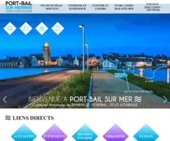 Portbail.fr(Mairie de Port) Screenshot