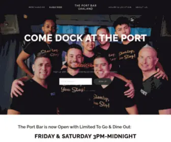 Portbaroakland.com(The Port Bar Oakland) Screenshot