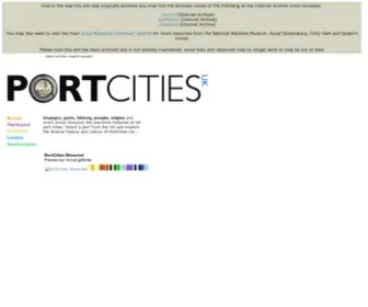 Portcities.org.uk(PortCities UK Home) Screenshot