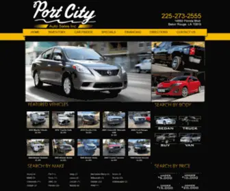 Portcitycars.com(Port City Auto Sales) Screenshot