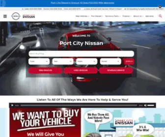 Portcitynissan.com Screenshot