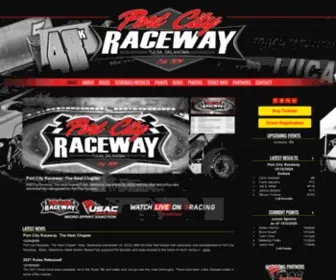 Portcityraceway.net(Port City Raceway) Screenshot