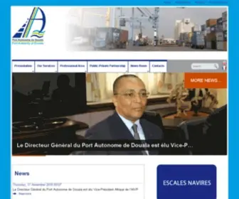 Portdedouala-Cameroun.com(The Gateway to Central Africa) Screenshot