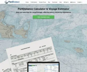 Portdistance.com(Port Distance) Screenshot
