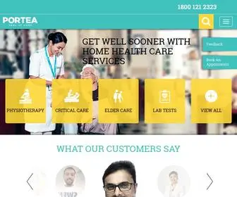Portea.com(Healthcare at Home) Screenshot