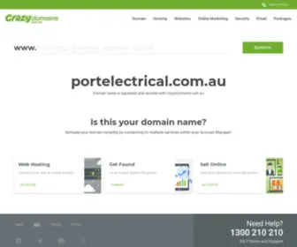 Portelectrical.com.au(This domain name) Screenshot