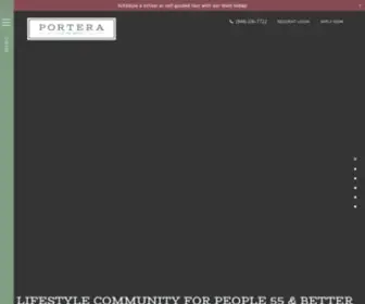 Porteraliving.com(Portera at the Grove) Screenshot