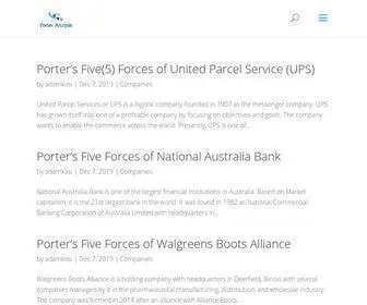 Porteranalysis.com(Porter Analysis) Screenshot