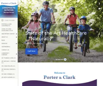 Porterclarkchiropractic.com(Chiropractor in Flat Rock) Screenshot