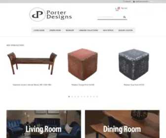 Porterdesignsusa.com(Porter Designs Furniture Wholesaler Designed in Portland) Screenshot