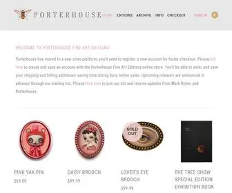 Porterhouseart.com(Porterhouse Fine Art Editions) Screenshot