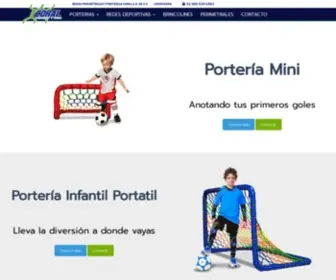 Porteriascoral.com(Redes Deportivas y Perimetrales Coral) Screenshot