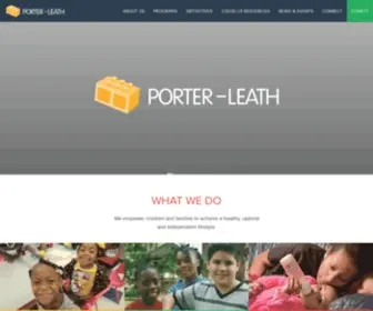 Porterleath.org(Porter-Leath) Screenshot