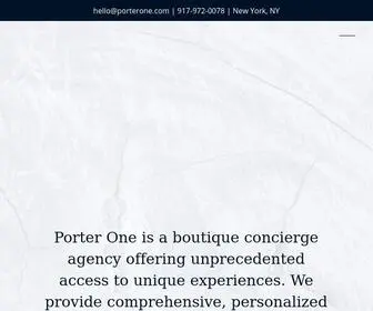 Porterone.com(Porter One) Screenshot