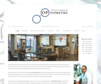 Porterranchoptometry.com(Porter Ranch Optometry) Screenshot