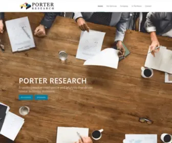 Porterresearch.com(Porter Research) Screenshot