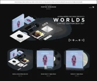 Porterrobinsonshop.com(Porter Robinson Online Store) Screenshot