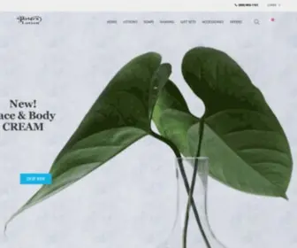 Porterslotion.com(Natural Skin Care) Screenshot