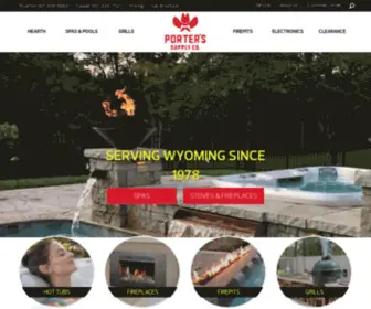 Portersmvs.com(Gas & Wood Fireplaces) Screenshot