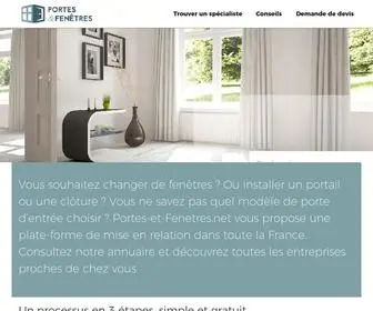 Portes-ET-Fenetres.net(Portes et Fenêtres) Screenshot