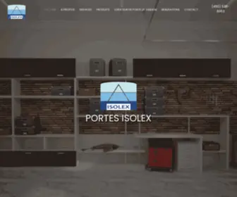 Portesisolex.com(Accueil) Screenshot