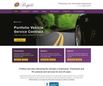 Portfolioco.com(Portfolio Protection Vehicle Warranties & Services) Screenshot