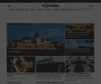 Portfolio.hu(Pénzügyi és gazdasági online hírportál. Mikro) Screenshot