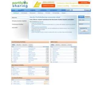 Portfoliosharing.com(Portfoliosharing) Screenshot