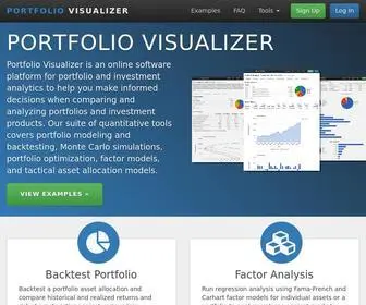 Portfoliovisualizer.com(Portfolio Visualizer) Screenshot