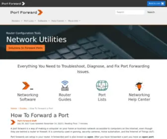 Portforward.com(How To Set Up Port Forwarding) Screenshot