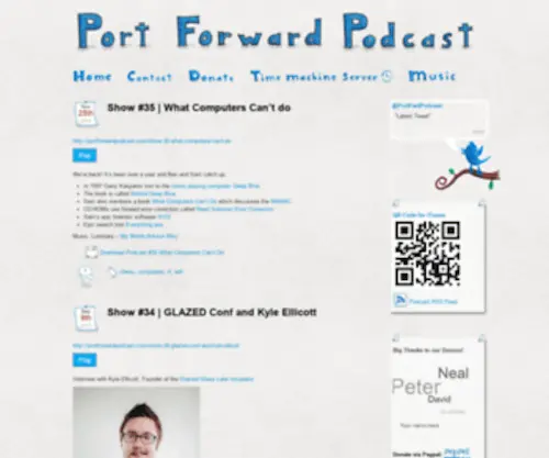 Portforwardpodcast.com(Port Forward Podcast) Screenshot
