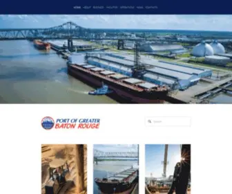 Portgbr.com(The Port of Greater Baton Rouge) Screenshot