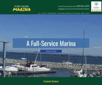 Porthenrymarina.com(Port Henry Marina) Screenshot