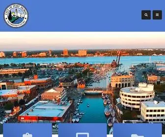 Porthuron.org(City of Port Huron Home) Screenshot