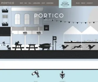 Portico.com(Estate Agent in London) Screenshot