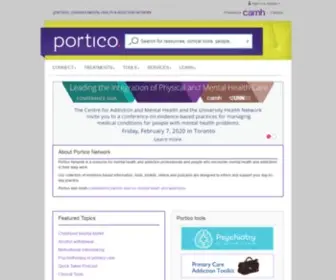 Porticonetwork.ca(Portico) Screenshot