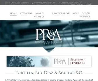 Portilla.com.mx(Lawyers) Screenshot