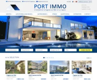 Portimmo.com(Agence PORT IMMO (JC DOR)) Screenshot