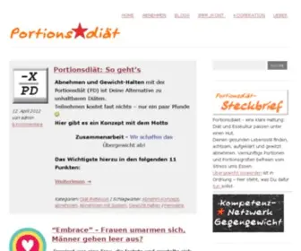 Portionsdiaet.de(Portionsdiät (PD)) Screenshot