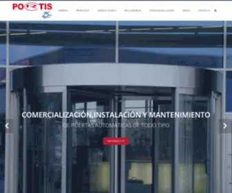 Portis.es(Comercialización e Instalación de Puertas Automáticas de todo tipo) Screenshot