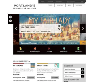 Portland5.com(Portland'5 Performance Art Venues in Portland) Screenshot