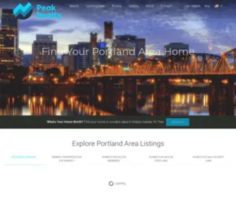 Portlandareaproperties.com(Portland OR Real Estate) Screenshot