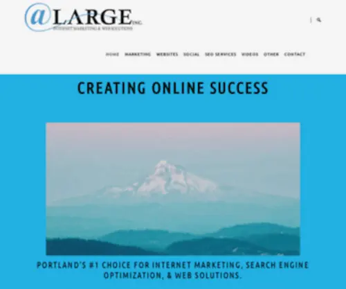 Portlandatlarge.com(Portland's Internet Marketing) Screenshot