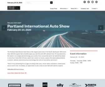 Portlandautoshow.com(Portland International Auto Show) Screenshot