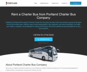 Portlandcharterbuscompany.com(Portland Charter Bus Company) Screenshot