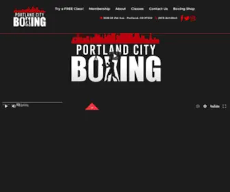 Portlandcityboxing.com(Portland City Boxing Classes & Boxing Training SouthEast Portland Oregon) Screenshot