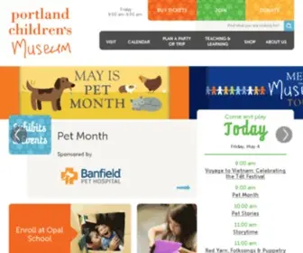 Portlandcm.org(Portland Children's Museum) Screenshot