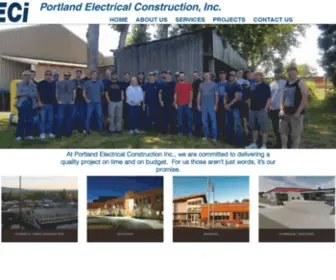 Portlandelectrical.com(Peci) Screenshot