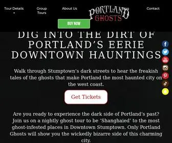 Portlandghosts.com(Portland Ghosts) Screenshot